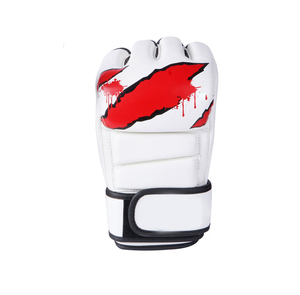 Diseña tus propios guantes de MMA de alta calidad, guantes de Muay Thai MMA para hombre, 100% cuero, con cordones, guantes de MMA para hombre en venta - Product Image 4