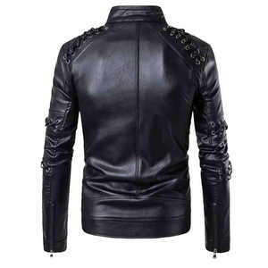 Chaqueta de Cuero Genuino de Alta Calidad para Hombre, Color Marrón Oscuro Personalizado, Chaqueta de Cuero para Hombre de Invierno, Chaquetas de Cuero Originales para Hombre - Product Image 6