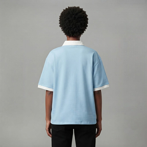 เสื้อเชิ้ตแขนสั้นผู้หญิงสีพื้นแบบกำหนดเอง ผ้าถักนิตติ้งผ้าฝ้าย 100% ปักลายปะติดตามสั่ง ระบายอากาศได้ดีสำหรับฤดูร้อน - Product Image 6