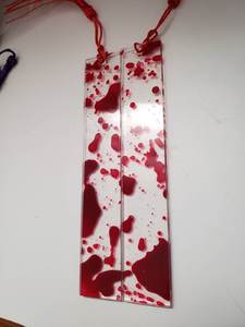 Marque-page décoratif rond en résine époxy Art Déco avec pompon et paillettes dorées, cadeau Diwali, accessoires de livre, porte-page scintillant - Product Image 5