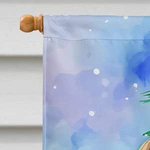 Mastiff Noël Grand Porche Décoratif Cour Bannière Oeuvre Multicolore Polyester Maison Taille Tenture Murale pour Manchon Poteau - Product Image 3