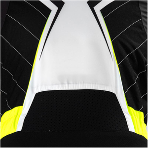 Combinaison de course moto pour homme à manches longues, noir, blanc, jaune, impression par sublimation, respirante, pour toutes les saisons - Product Image 3