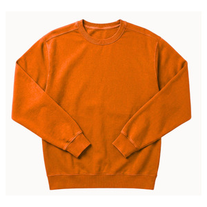 High Quality Custom Logo Garment Dyed Sweatshirt Heavyweight 100% Cotton French Terry Vintage <b>Washed</b> Unisex Crewneck Pullover - Product Image 5
