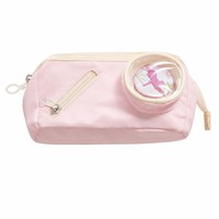 Trousse à crayons grande capacité avec badge personnalisé pour filles
