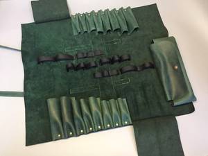 Sacs à couteaux en cuir synthétique portables à roulettes, sac à couteaux de cuisine, étui pour couteau de chef, sac à dos pour couteau de chef LKR-0378 - Product Image 5