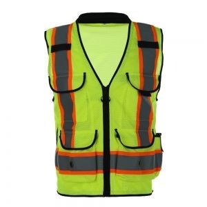 Vêtements de travail fabriqués en usine, gilet de sécurité unisexe, taille plus, léger, haute visibilité, polyester, couleur et logo personnalisés, haute qualité - Product Image 6