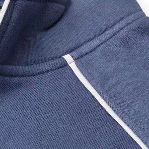 Conjunto Deportivo para Hombre, Chándal Azul con Ribete Blanco, Mezcla de Poliéster Premium, Tejido Transpirable, Chándales Casuales - Product Image 5