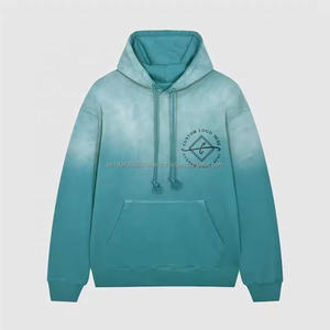 เสื้อมีฮู้ดแฟชั่นใหม่สำหรับผู้ชายเสื้อสเวตเตอร์ยูนิเซ็กส์แบบไล่ระดับสีคุณภาพสูงสำหรับผู้หญิงเสื้อผ้าฝ้ายปักโลโก้แบบกำหนดเอง - Product Image 3