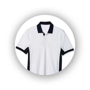 Wholesale Men <b>Polo</b> Shirt Classic <b>White</b> Color Customized Design Promotional Quality Cotton Breathable Plus Size Men's <b>Polo</b> Shirt - Product Image 3