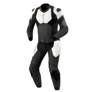 Traje de Motocicleta de Cuero para Hombre, Manga Larga, Bloques de Color, Transpirable, Ropa de Carreras para Todas las Estaciones, Equipo de Protección - Product Image 5