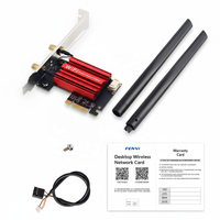 Tarjeta de Red Inalámbrica FYX PCIe, Adaptador WiFi de Doble Banda AX210 PRO con Antena de 8DB, 2.4G 5G 4.0, Módulo de Expansión de Red para PC de Escritorio