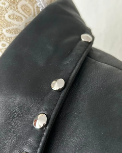 Abrigo de Cuero para Mujer, Diseño Único, Corte Entallado, Ligero, Invierno, Cuero Genuino, Chaqueta con Bordado Personalizado - Product Image 4