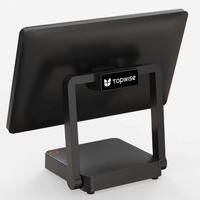 2024 Caisse enregistreuse avec imprimante intégrée Machine portable Store Pos système Point de vente Dispositif avec double écran tactile de 15.6 pouces
