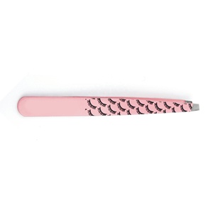 Pinzas Curvas de Acero Inoxidable Personalizadas al por Mayor para Manicura, Depilación, Cejas y Pestañas, con Punta Fina y Marca Privada - Product Image 3