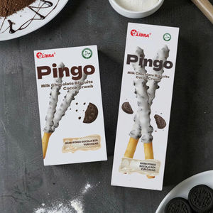 SET de Biscuits au Lait et au Chocolat Pingo Uniques du Vietnam, avec Morceaux de Cacao, 32g & 49,5g, Durée de Conservation 15-18 Mois, Hanoi Vietnam - Product Image 1