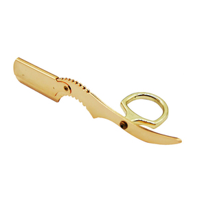 Navaja de Afeitar Recta de Marca Privada con Cuchilla Reemplazable para Barbería, 2 Colores - Product Image 2