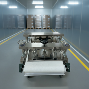 เครื่องขึ้นรูปแป้งแบบสายพานคู่อัตโนมัติเต็มรูปแบบ - เครื่องทำขนมปังสแตนเลสความแม่นยำสูงสำหรับการส่งออก - Product Image 1