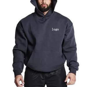 Sweat à capuche unisexe personnalisé en molleton 100% coton avec strass, coupe ample, poches surdimensionnées, respirant, anti-rétrécissement, fermeture éclair, 550 grammes - Product Image 1