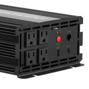 Inverter a Onda Sinusoidale Pura da 1500W, Convertitore da 12V DC a 120V AC per Auto con Telecomando e Porta USB Tipo C - Product Image 6