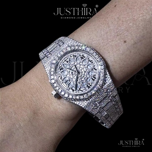 Montre en Moissanite pour Homme, Style Hip Hop, Luxe, Robuste, Disponible au Meilleur Prix - Product Image 2