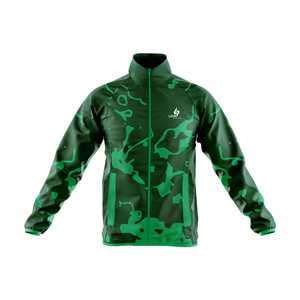 Chaqueta Cortavientos LUUK International Personalizada para Hombre, de Alta Calidad, Transpirable, con Cierre de Cremallera, Cuello Alto, Impermeable - Product Image 4