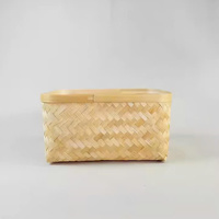 Panier de rangement tissé portable idéal pour la garde-robe de salle de bain de salon-Boîte cadeau de vacances parfaite et décoration de rangement de bureau