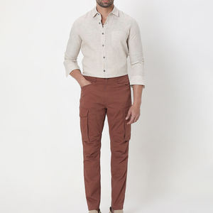 กางเกงคาร์โก้ผู้ชายทรงหลวมสไตล์ลำลองคุณภาพสูงขายส่งรุ่นใหม่ประจำฤดูใบไม้ผลิ ดีไซน์ทันสมัย - Product Image 4