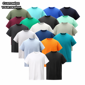 Custom High Quality 100% Cotton T-<b>Shirt</b> <b>for</b> <b>Men</b> Blank Heavy Weight Regular Fit Anti-Pilling <b>Silk</b> Screen Printed Short Sleeve - Product Image 1