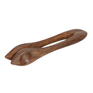 Cuchara Musical de Madera Natural de Alta Calidad, Instrumento de Percusión de Ritmo Folclórico para Bandas de Música Tradicional y Actuaciones Culturales - Product Image 1