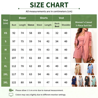 Ensemble tailleur 2 pièces pour femme – Gilet blazer sans manches et short taille haute – Couleur unie – Tenue décontractée ou de bureau pour l'été