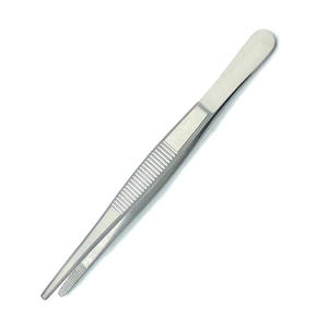 Nuevos Pinzas Quirúrgicas Manuales de Acero Inoxidable Personalizadas con Certificación CE, Mandíbula Serrada de 16cm, Pinzas para Tejidos de Blush Surgical - Product Image 2