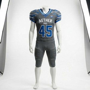 Wholesale Custom High Quality Breathable Mesh American Football Uniform Set Sublimated Jersey <b>Padded</b> Pants Short Anti-Bacterial - Product Image 3