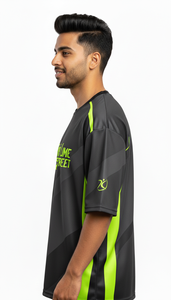 T-shirt décontracté urbain surdimensionné à sublimation pour hommes, tendance streetwear, coupe ample - Product Image 3