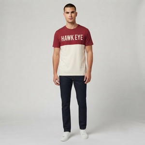 Camiseta de Hombre de Poliéster/Algodón, Corte Regular, Alta Calidad, 220g, Lisa, para Impresión Personalizada, Anti-Pilling - Product Image 4