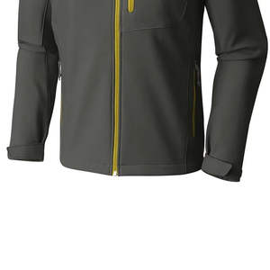 Vestes softshell pour hommes tendance, nouveau design, style classique avec capuche, imperméables, vestes softshell personnalisées - Product Image 3
