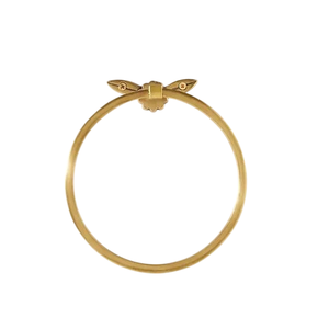 Anillo de Metal para Toallas de Pared, Diseño Vintage de Lujo, Soporte para Toallas de Mano, Ahorro de Espacio para Baño y Decoración del Hogar - Product Image 5