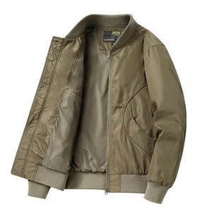 Nouvelles Tendances 2026 – Blouson Bomber Homme Hiver Imperméable à Séchage Rapide avec Blocs de Couleurs, Service OEM, en Nylon Ripstop - Product Image 4