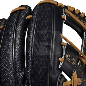 Breathable High Quality Non-slip Wholesale Baseball Gloves Leather Eco-Friendly Softball Batting Super Grip Finger Fit Adult - Product Image 3