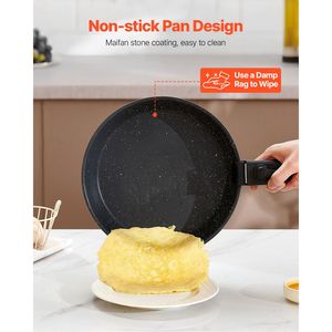 Set di Pentole Antiaderenti in Granito da 17 Pezzi con Manico Staccabile, Salvaspazio, per Piani Cottura a Induzione, per Cucina e Camper - Product Image 4