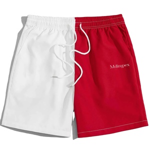 Pantalones Cortos Deportivos de Moda para Hombre, Estilo Casual, para Natación, con Tela Elástica de Poliéster/Nylon, Teñido Liso, para Chicos - Product Image 4