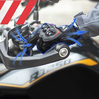 Gants de moto en cuir imperméables pour la protection hivernale, gants de course pour moto, gants de moto en cuir pour la conduite