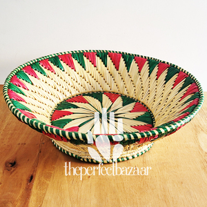 Panier de rangement multi-usages en herbe de Moonj naturelle, panier rond ouvert - Écologique, durable, mini taille, multi-usages - Product Image 2