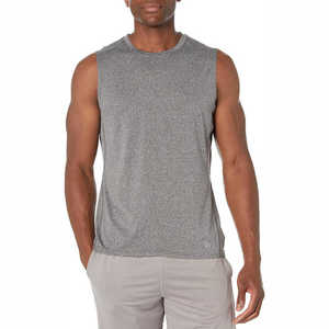 Camiseta deportiva sin mangas para hombre, tela cómoda y transpirable, ideal para fitness, gimnasio y ropa deportiva. - Product Image 4