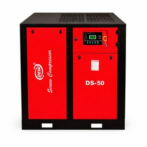 Compresor de Aire de Tornillo Industrial DEW de 50 HP (37 kW), Estacionario, CA, Alta Eficiencia, Uso Pesado, Controlado por PLC, Funcionamiento Continuo - Product Image 2
