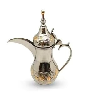 ผู้จัดจำหน่ายส่ง กาต้มชาและกาแฟทองเหลืองคุณภาพพรีเมียม รูปทรงและขนาดตามสั่ง กาต้มกาแฟดาลลาห์ โดย Amson Brass - Product Image 2
