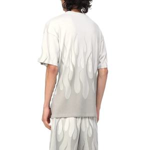 Ensemble de survêtement décontracté pour homme, t-shirt et short, 100 % coton, style uni, fabrication OEM - Product Image 3