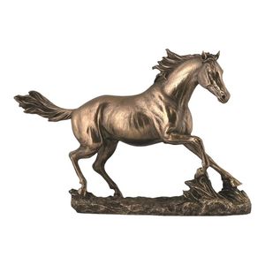 Aluminum Horse Sculpture Refined Equestrian Decor Accent Crafted to Elevate Residential Interiors with Artistic Sophistication - Product Image 1