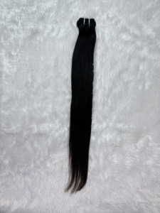 Extensiones de Cabello Humano Natural Negro de la Mejor Calidad 100%, con Cutícula Alineada, Doble Trama, Cabello Virgen, Tejido Profundo - Product Image 3