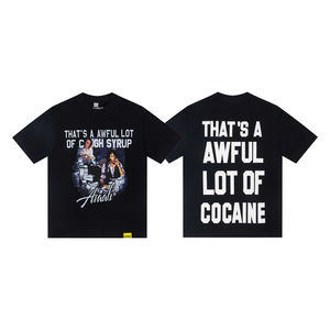 T-shirt oversize délavé à l'acide pour homme et femme, style streetwear, coton vintage, personnalisable pour impression de logo - Product Image 3