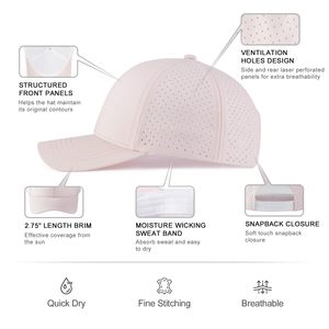 หมวกแก๊ปผู้ชายแบบตาข่าย สไตล์ฮิปฮอป แฟชั่นกีฬา หมวก Snapback ขายดี ลดราคา ขายส่ง รับออกแบบหมวกตามสั่ง - Product Image 6